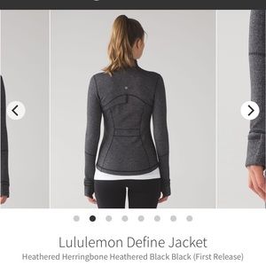 Lululemon Define Jacket Herringbone